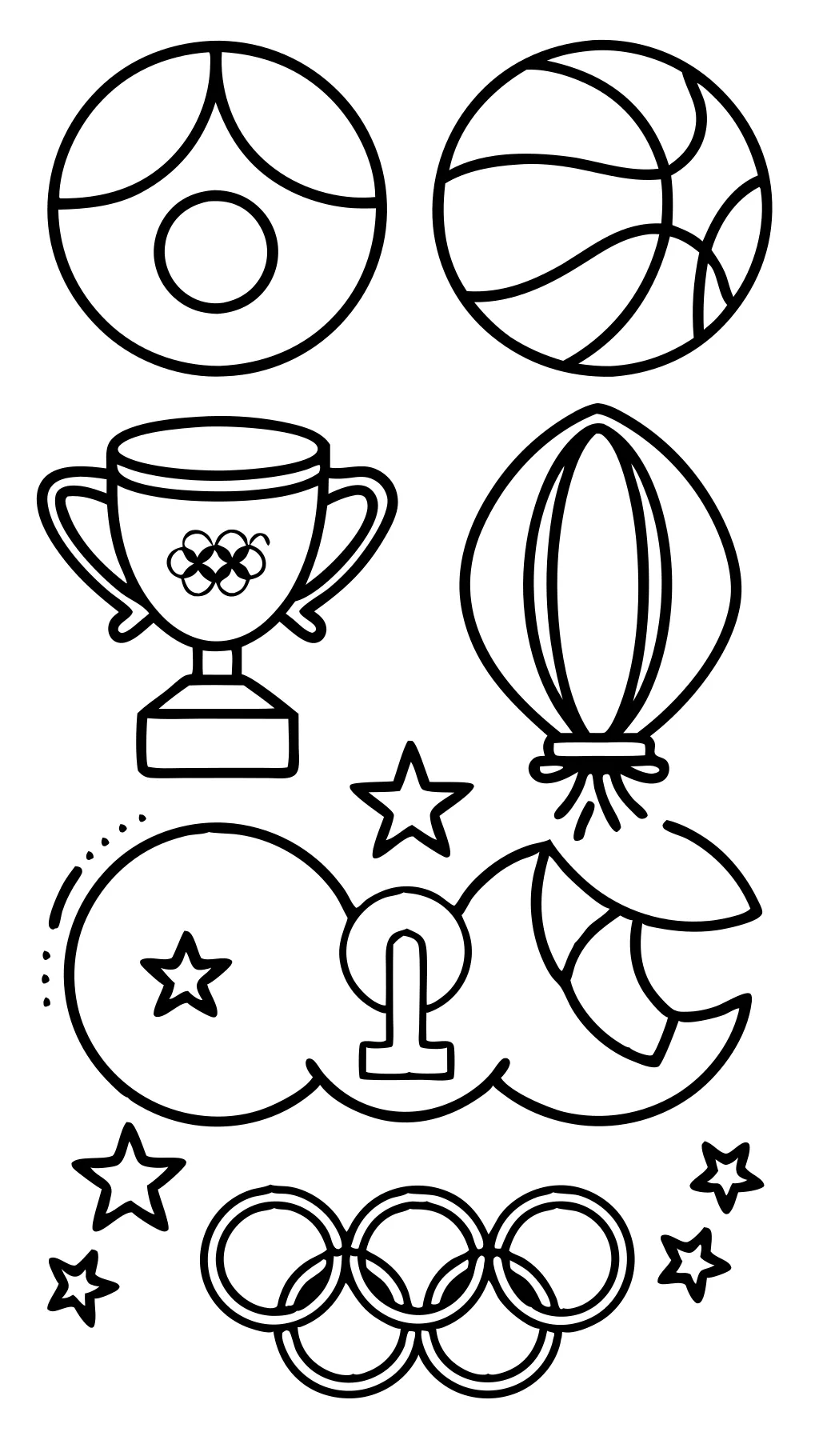 coloriages des Jeux olympiques